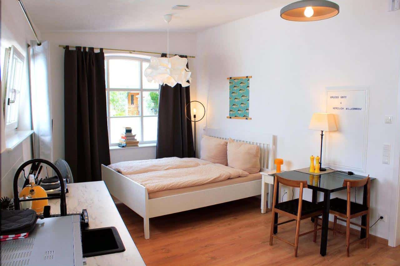 Ammersee Ferienwohnungen S-Street klein Schlafzimmer 2